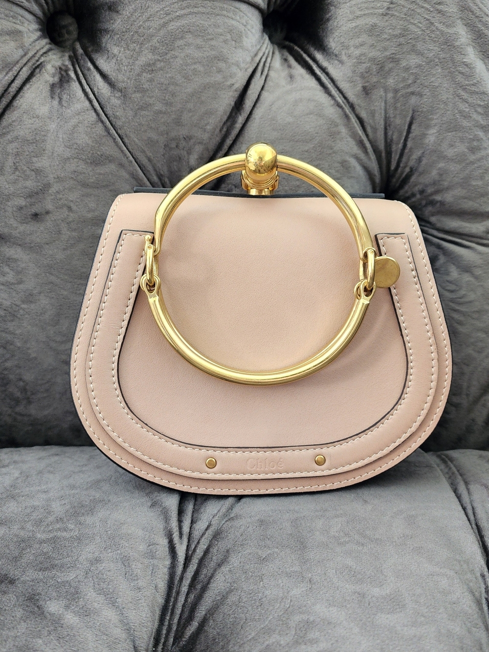 NWOT Chloe Small Crossbody Bracelet Bag in Nude Pink